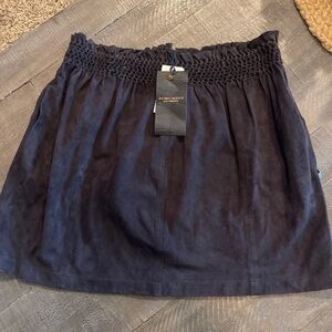 Scotch & Soda leather sued skirt